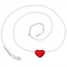 Colier Skin Chain Heart 10 fl